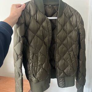 Aritzia Bomber Jacket Green